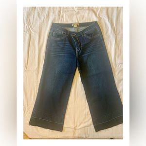 DEMOCRACY Denim wide crop, Size 12